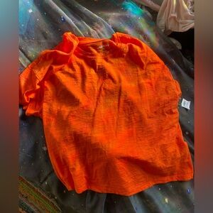 Old Navy Cropped Tee ORANGE